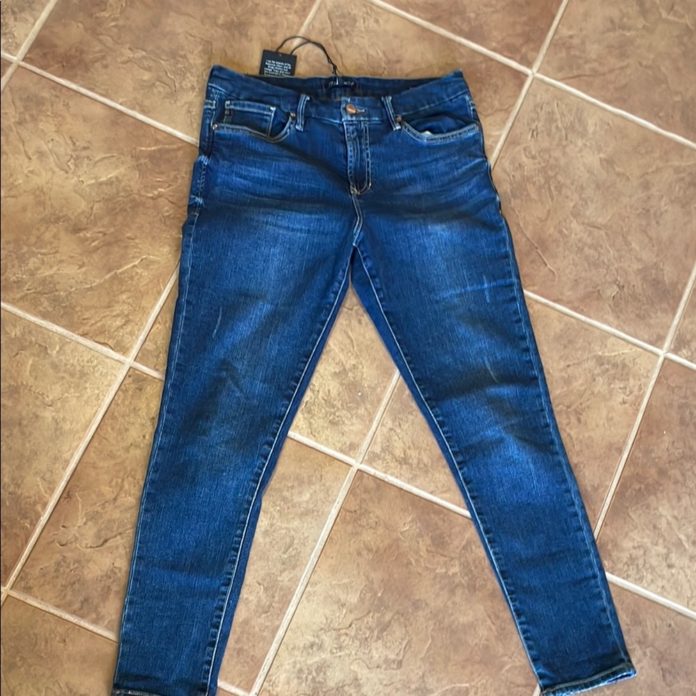Dear John Gisele high waisted skinny jeans size 28. NWT